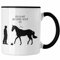 Trendation - Reitern Stall Tasse Geschenk Pferde-Liebhaberin Ach Du Hast Hier Gerade Gepfegt Ups Geschenkidee (Schwarz)