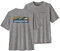 Patagonia Herren M's Cap Cool Daily Graphic Shirt-Waters Tops, Boardshort Logo Abalone Blue: Feather Grey, M