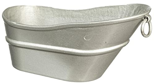 Melody Jane Puppenhaus altmodische Blechbadewanne Miniatur Küchenzubehör
