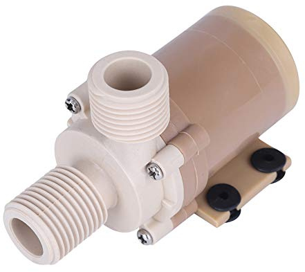 Hztyyier Pompe à Eau de Circulation Silencieuse Pompe de Circulation Submersible Chaude à Faible Bruit pour Poissons D'aquarium DC 12v Pool Fountain Pump