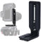 BOLLUMA L Shape Camera Bracket Video Vertical Shooting Quick Shoe QR Plate L Bracket with 1/4 Inch Screw, Universal Bracket compatible with DJI Osmo Zhiyun Canon Nikon Sony DSLR Camera Photo