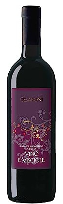 Cesaroni VINO E VISCIOLE | Bevanda Aromatizzata a base di Vino e Visciola | Bottiglia 75cl.