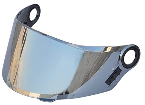 QISUO Anti-UV-Helmelinse, Motorrad Anti-UV Anti-Kratz Windschutz Helme Objektiv Visier Ersatz für LS2 FF358 FF396