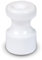FANTON Isolatore in ceramica bianco Kit 6 isolatori Ø 16mm h 25 mm per installazioni cavo seta vintage completi di viti ottonate 89030-B