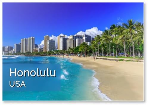 Honolulu Hawaii Kühlschrankmagnet