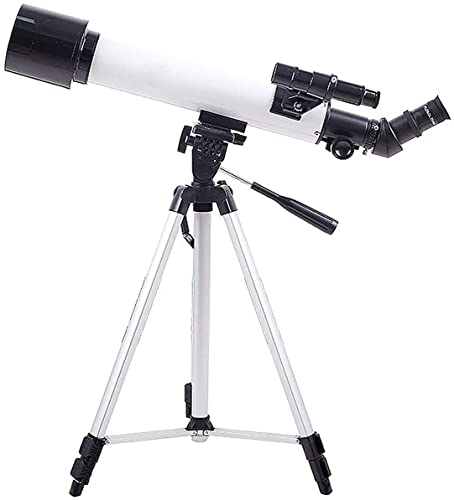 RajoNN Teleskop, Teleskop-Kit, Astronomisches Teleskop, 500 mm Brennweite, 60 mm Durchmesser, leistungsstarke Fokussierfähigkeit, hohe Auflösung, mit dreieckigem Metallrahmen