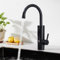 HOMELODY Wasserhahn küche Schwarz mit Durchlauferhitzer Wasserhahn, Durchlauferhitzer 230V Elektrischer Wasserhahn