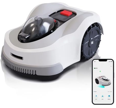 XoTiq Robot Lawn Mower Robotic Lawn Mower for 0.75 Acres Cut,14 Degrees Slope, Height 0.8-3.5 Adjustable APP Control AI-Assisted Mapping Virtual Boundaries Multi-Zone Management
