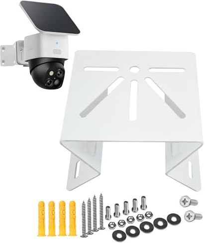 Eckhalterung Kompatibel mit Eufy Security SoloCam S340/E30 Überwachungskamera, Außenwand Eckmontage Metallhalterung für CCTV-Kameras, Universal Eckhalterung für Innen- und Außenbereich