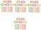 Ciieeo 4sets Flower Paper Plate Party Paper Tableware Appetizer Plates Graduation Party Plates and Napkin Trays Floral Paper Napkins Afternoon Tea Decorations para Large Paper 50pcs*4
