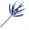 Decorative Windmill Spinner Stunning 3D Metal Sculpture for Backyard and Garden Enhancement (Blue)