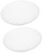Veemoon 2piezas Pantallas De Luz De Techo Redondas Cubiertas Para Fijaciones De Techo Led Instalación Rápida Y Sencilla Material Para Dormitorios Balcones Cocinas Y Baños