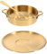 PRETYZOOM Plato De Postre Platos De Postre Tazones Para Servir Fiestas Tazas De Capuchino Con Platillos Ensaladera De Metal Cuenco De Yogur Tazones De Helados Acero Inoxidable Dorado