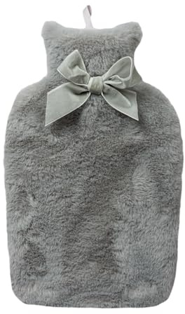 iN Hot Water Bottle with Cover | UK Safety Tested | Super Soft, Leakproof | Large | Hot Water Bag for Neck, Shoulder, Warmer, Period Pain Relief, Stomach Cramps, Gifts for Women, Men