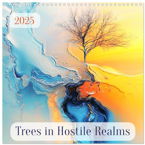 Trees in Hostile Realms (Wall Calendar 2025 12 x 24 / 30 x 60 cm (open)) CALVENDO 12 Month Wall Calendar