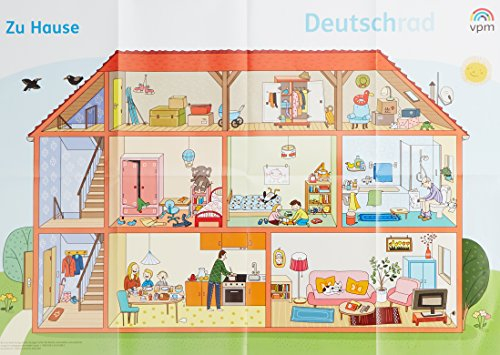 Deutschrad 1/2: Poster Wimmelbilder Klasse 1/2 (Deutschrad. Ausgabe ab 2018)