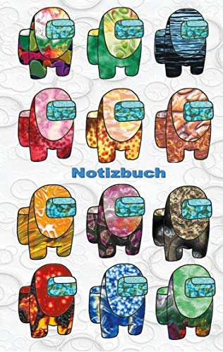 Notizbuch: für Am@ng.us Fans, Notizen, App, Computerspiel, Student, Kinder, Impostor, Crewmate, Einschreibbuch,Tagebuch, Geschenk, Geburtstag, Weihnachten, Ostern, Nikolaus, Schule