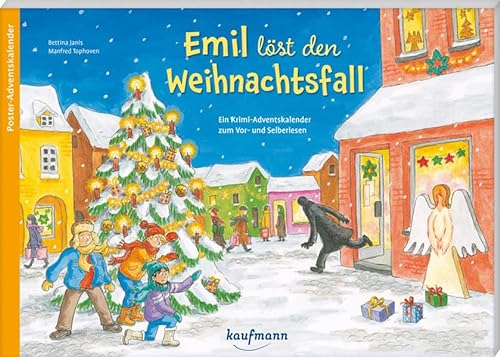 Emil löst den Weihnachtsfall: Ein Krimi-Adventskalender zum Vor- und Selberlesen (Adventskalender mit Geschichten für Kinder: Ein Buch zum Vorlesen und Basteln)