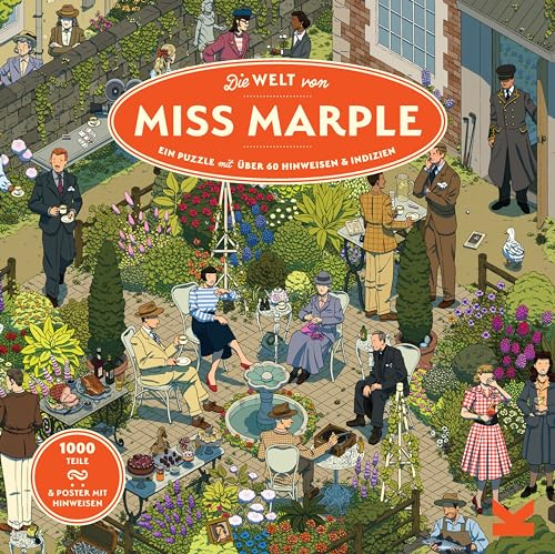 Die Welt von Miss Marple: EIN 1000 Teile Puzzle, Yellow
