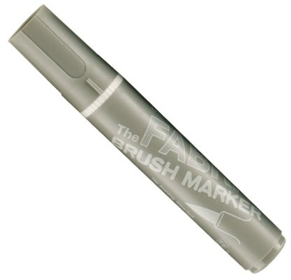 Uchida 722-C-12 Marvy Fabric Brush Point Marker, Warm Gray