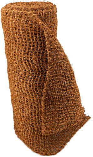 Aquagart 44 m Ufermatte Böschungsmatte Kokosgewebe Kokosfaser-Matte 1m breit 750 g Kokosmatte für Pflanzen Teichrand Pflanzen Hangsicherung Bewuchsmatte Außenbereich