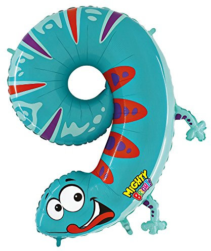 GRABO F14949P F49-OWE-P Folienballon Zahl 9