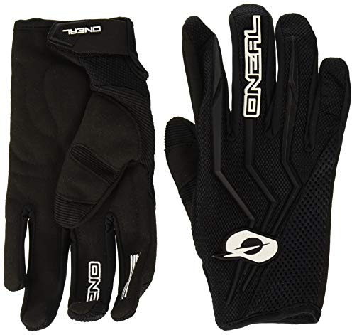 O'NEAL | Fahrrad- & Motocross-Handschuhe | MX MTB Mountainbike Enduro Motorrad | Sichere Passform, Ergonomische Polsterung, TPR-Streifen | Element Glove | Erwachsene | Schwarz | Größe M