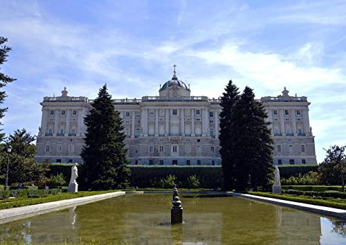 hansepuzzle 32776 - Palacio real Puzzle 260 Teile - Gebäude Puzzle mit hochwertiger Aufbewahrung: Kartonbox und wiederverschließbarem Beutel - Puzzle-Maße: 41 x 28,7 cm