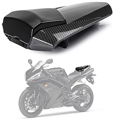 Motorrad Passagier Hinten Beifahrer Sitz Motor Verkleidung Hard Cover für Yamaha YZF R1 2007-2008 (Kohlenstoff)