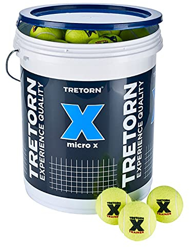Tretorn X Trainer 72er Eimer Tennisball, gelb, nosize