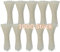 Gocableties - Fascette Plastica Bianche/Trasparenti - 150 mm x 3,6 mm - 1000 Pezzi - Piccole Fascette Elettricista