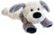 Habibi Premium Wärmekissen/Stofftier f. Kinder u. Erwachsene - 1948 Hund Puppy, herausnehmbare Hirsefüllung - Wärmekuscheltier zum Erwärmen in der Mikrowelle/Backofen, ideal auch für Babys