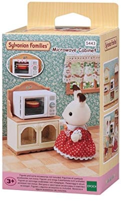 Sylvanian Families Microwave Cabinet - dollhouse furniture Age 3+
