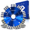 SEDION ® Disco da taglio diamantato 115 mm - Disco da taglio per il taglio di pietre in cemento armato pietre da pavimentazione clinker granito asfalto basalto - 115mm x 22,23 - Diamond Stone Disc