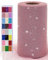 Ableme Deco Glitter Tulle Fabric Rolls, 6 Inch 50 Yards (150ft) Sparkling Spool Ribbon Sequin Netting for Tutu Skirt Gift Wrapping Wedding Party Decoration (Rose Gold)