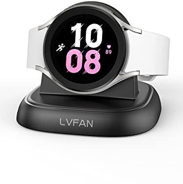 LVFAN Ladegerät für Samsung Galaxy Watch 6, Smartwatch Ladestation mit USB C Ladekabel, Kabellose Magnetische Ladegerät Ständer für Galaxy Watch 7/Ultra/6/6 Classic/5 Pro/5/4/3, Active 2/1