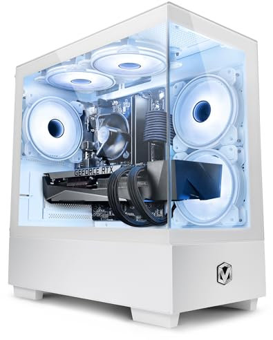 VIBOX III-151 PC Gamer Blanc • Intel Core i7 9700KF 4.9 GHz • Nvidia RTX 4080 Super 16 Go • 32 Go RAM • 1 to SSD • 850W PSU • Windows 11 • WiFi