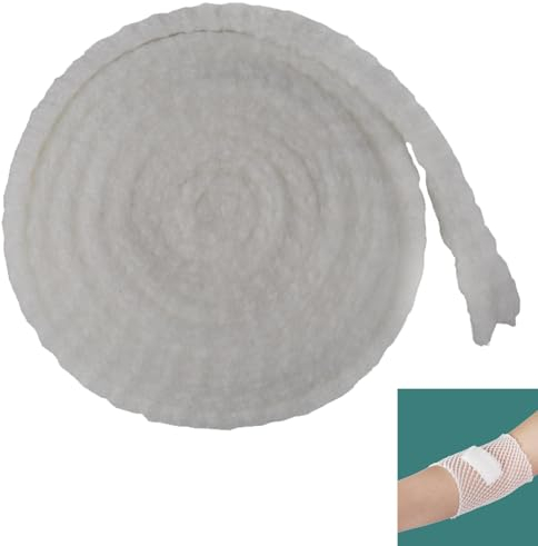 Vendaje Elástico Tubular,Vendaje de Gasa para Vendar Todo Tipo de Heridas,Apósito de Malla elástica para Heridas,Vendaje Elástico para Heridas de Red,Vendaje Fijo,Vendaje Transpirable