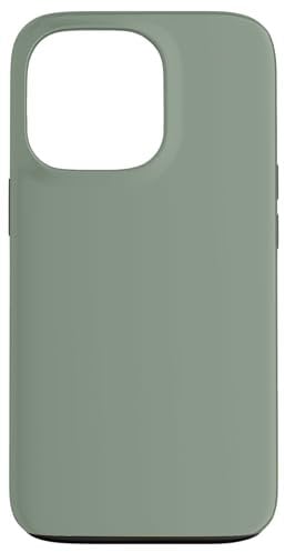 Green Olive Minimalist Outdoor hiking elegant modern Case for iPhone 13 Pro