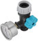 Valvola di Regolazione della Pressione Dell'acqua Regolabile G3/4 Pollici con Manometro Controller per L'irrigazione del Giardino della Serra