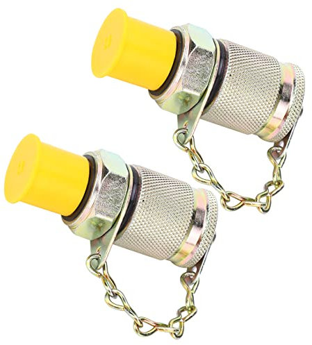 Kit per Test della Pressione Idraulica, Manometro Idraulico 2 Pezzi Adattatore per Test Idraulico Raccordo per Tubo Ad Alta Pressione Strumento di Accoppiamento del Punto di