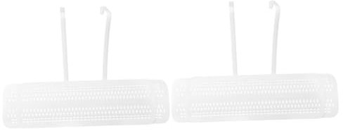 ABOOFAN 2pcs Air Conditioner Windshield Wall Mount Air Conditioner Air Conditioning Air Conditioner Deflector Baffle Air Conditioner Accessory Air Conditioner Vent Deflector Plastic White