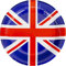 48x Union Jack Party Paper Plates – UK Red White Blue Disposable Plates for Tea Party, Birthday or VE Day – 23cm British Tableware for Patriotic Events