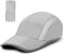 BSBUY Basecap Unisex Faltbarer Baseball Cap Herren Damen Einstellbare Kappe Sommer mit Schirm Sonnenschutz Sonnenhüte Baseballkappe Mesh Hüte Sonnenhut für Outdoor Running Reisen Camping A-Hellgrau