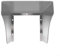 Cubierta de acero inoxidable para timbre de puerta, resistente a la intemperie, protector de enchufe para uso en interiores y exteriores con diseño resistente al polvo y al agua (125 mm)