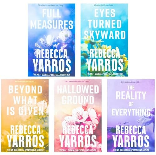 Flight & Glory Series Collection 5 Book Set By Rebecca Yarros(Full Measures, Eyes Turned Skyward, Beyond What is Given, Hallowed Ground, The Last Letter)