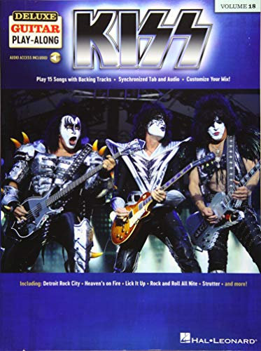 Kiss: Deluxe Guitar Play-Along Volume 18 (Deluxe Guitar Play-Along, 18, Band 18)