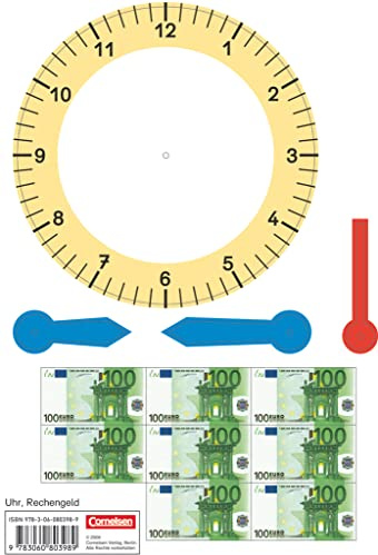 Einstern - Mathematik - Kartonbeilagen zu allen Ausgaben - Band 3: Uhr und Rechengeld - Kartonbeilagen - 10 Stück im Beutel (Einstern, Kartonbeilagen zu allen Ausgaben, Band 3)