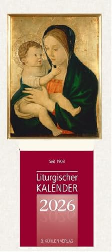Liturgischer Kalender 2026: Tagesabreißkalender Block mit bebilderter Rückwand