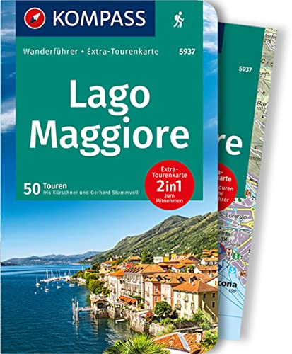 KOMPASS Wanderführer Lago Maggiore, 50 Touren: mit Extra-Tourenkarte, GPX-Daten zum Download